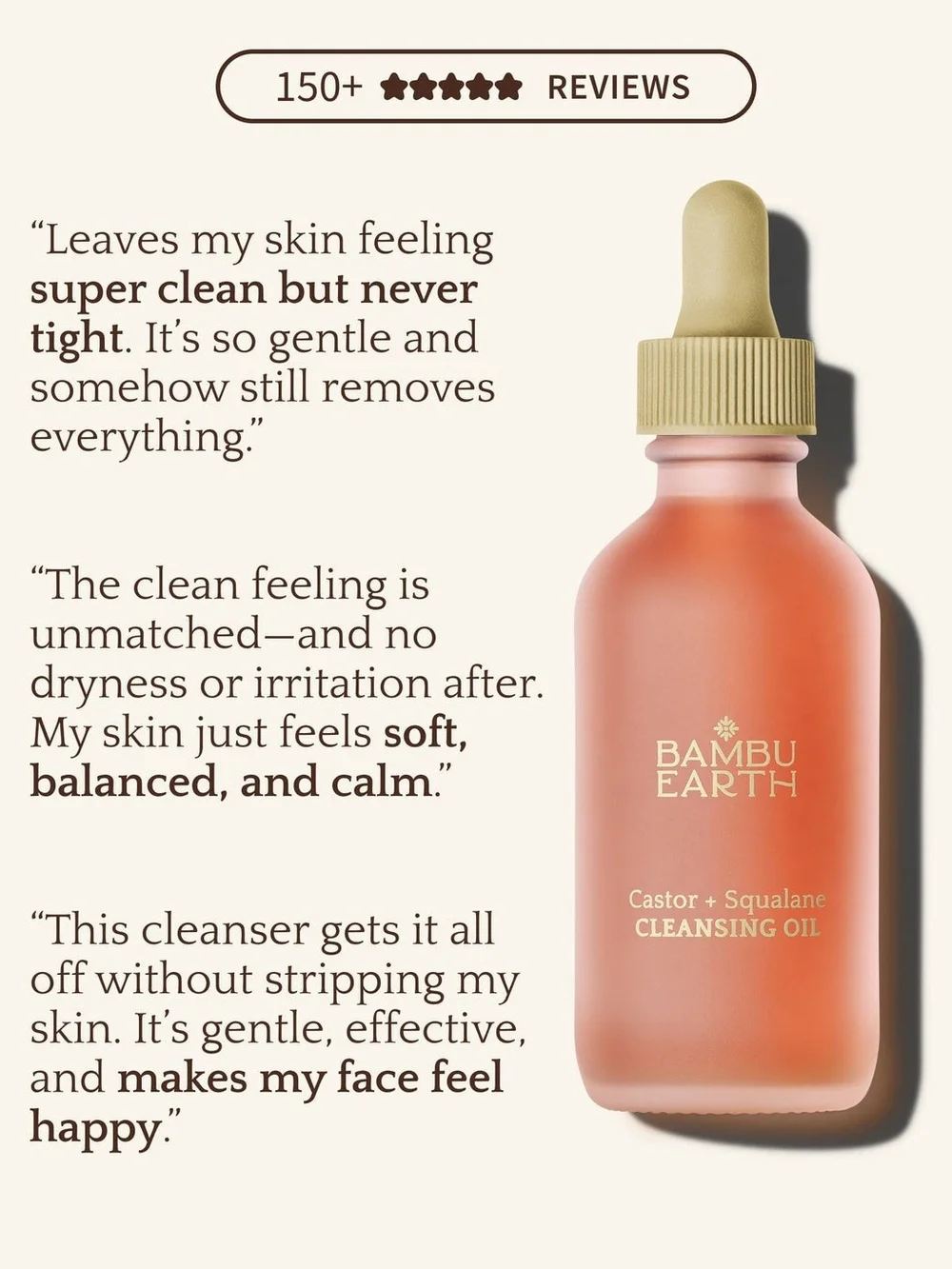 Castor + Squalane Cleansing Oil